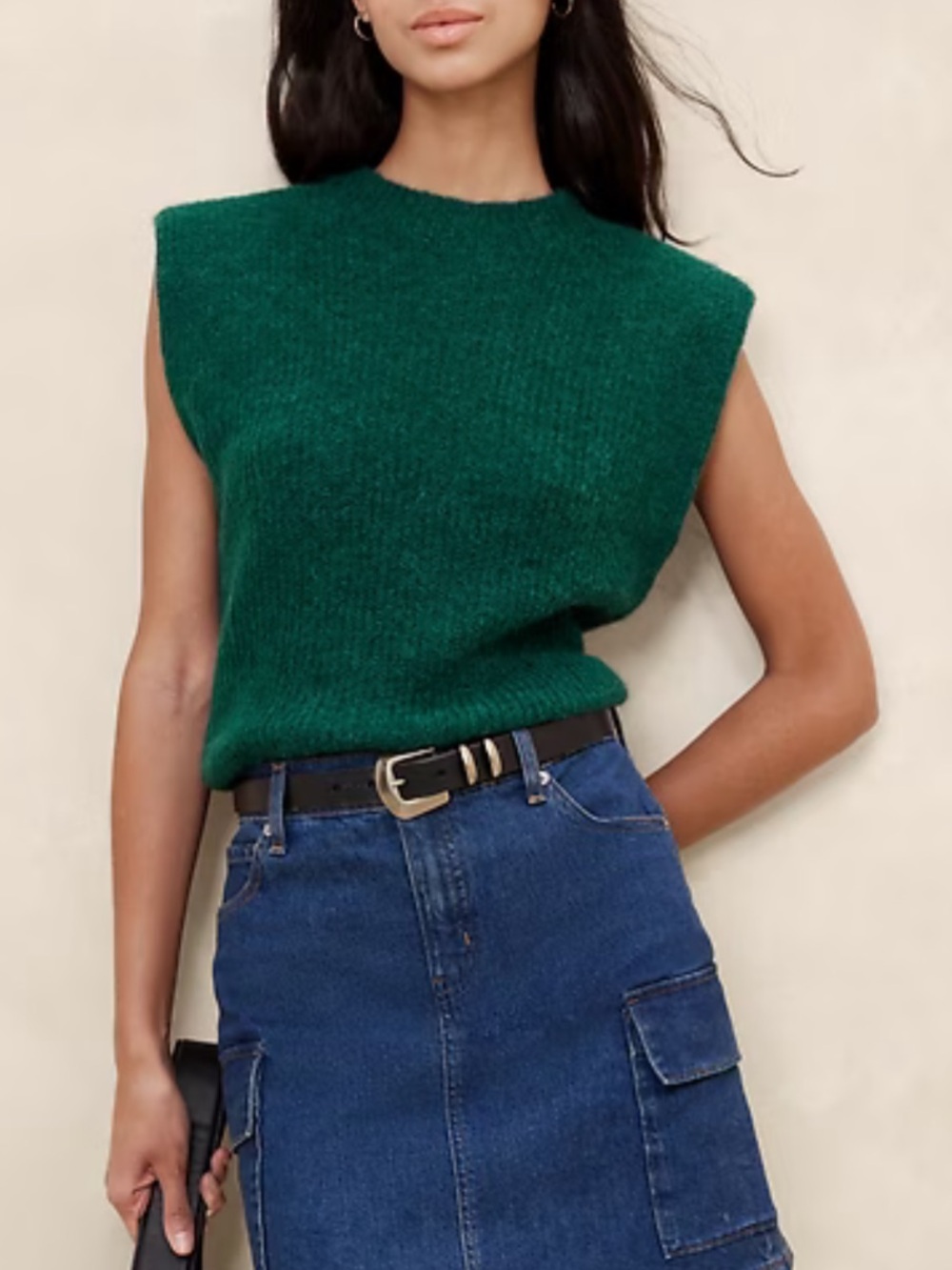 Banana Republic Cozy Ribbed Sweater Tank